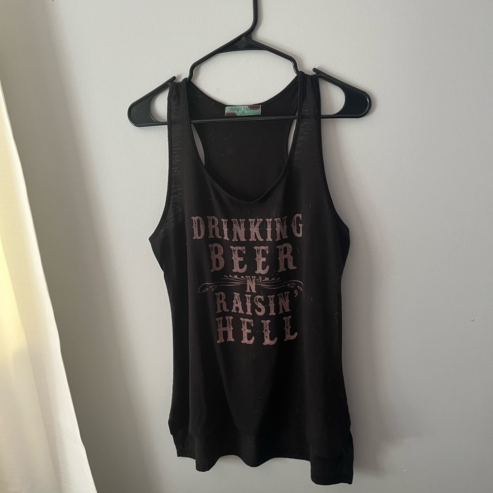 Racerback Logo Tank